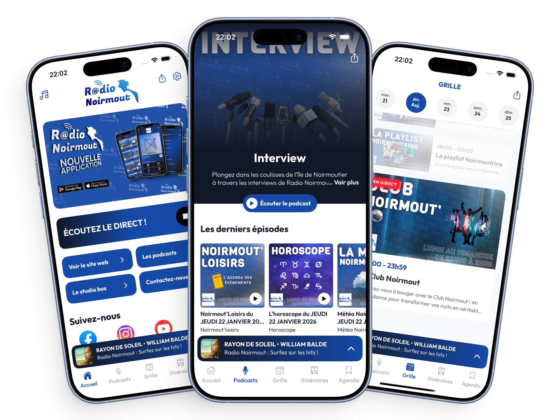 L'application mobile Radio Noirmout